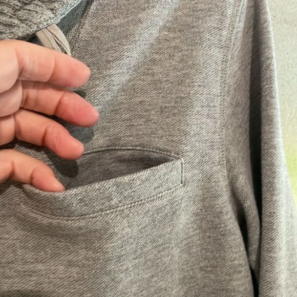 MARK LAW Luxury Men’s Sweatshirt with Sweater Collar and buttons - Picture 5 of 12